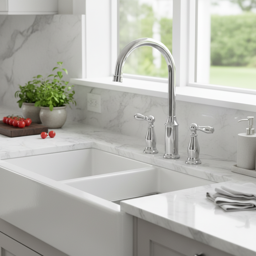 Review: Riobel Azure Bridge Kitchen Faucet – Blending Classic Elegance with Modern Utility