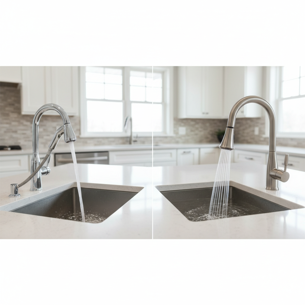 Side Sprayer vs. Integrated Faucet: Unveiling the Pressure Differences