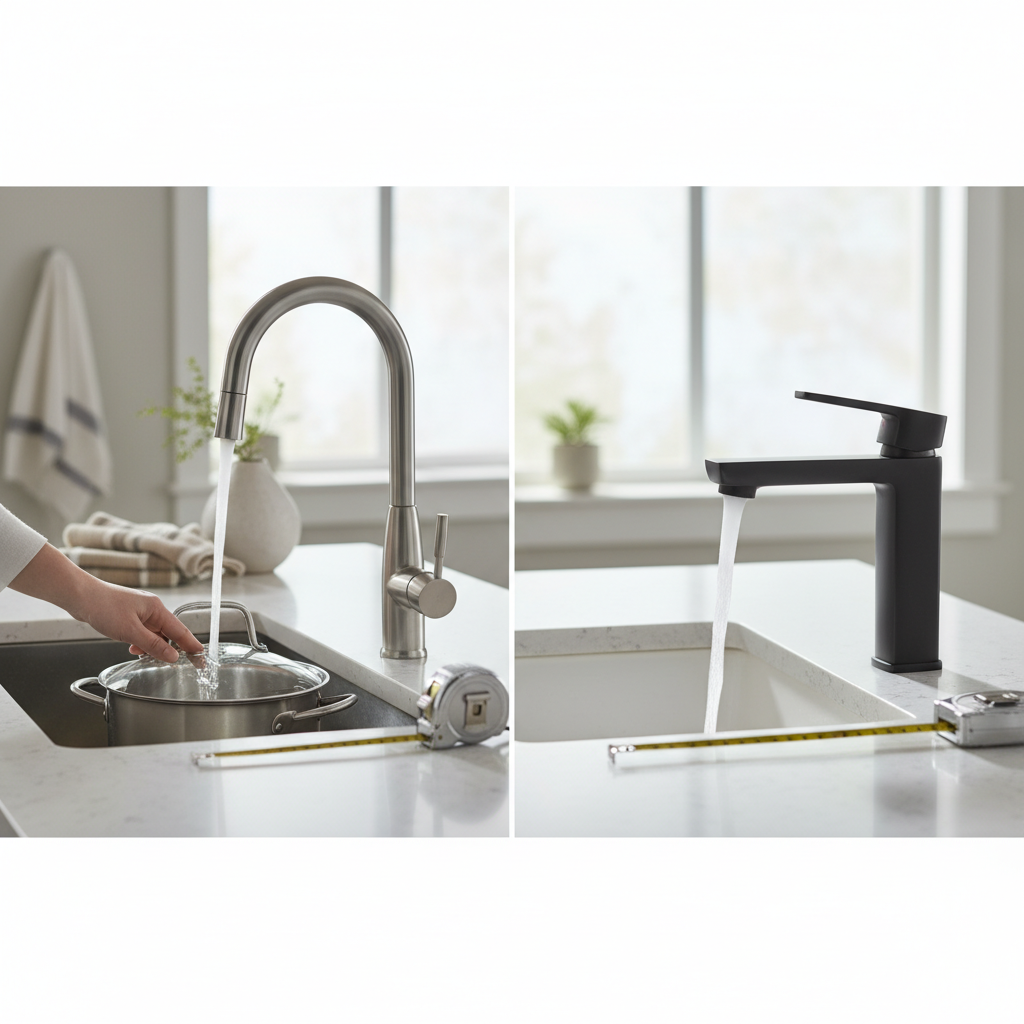 How to Choose the Right Faucet Height and Reach for Your Space
