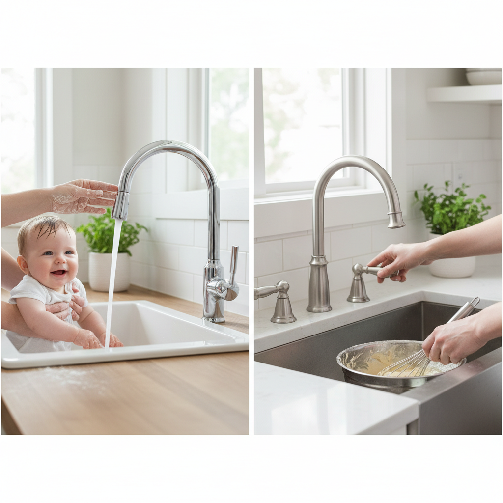 Single Handle vs. Double Handle Faucets: Your Essential Pressure Guide